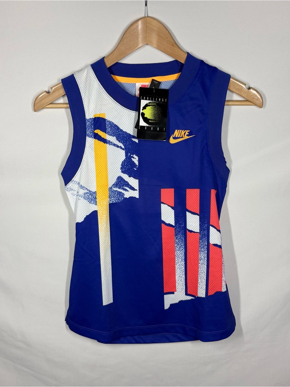NWT Rare Nike Retro Women’s Blue Tennis Tank. XS